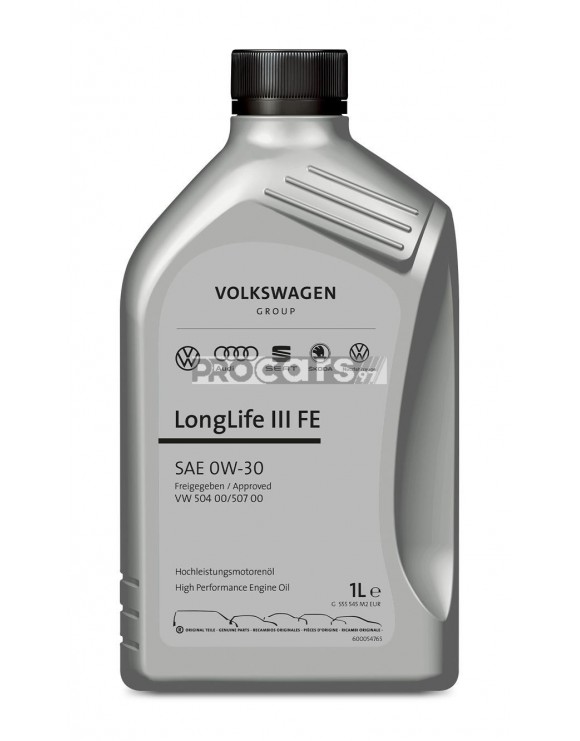 IN CURAND! Ulei motor VW  Longlife III SAE 0W30 1L (new 2020!)