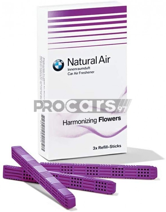 Set rezerve odorizant original BMW "Harmonizing Flowers" (3x)