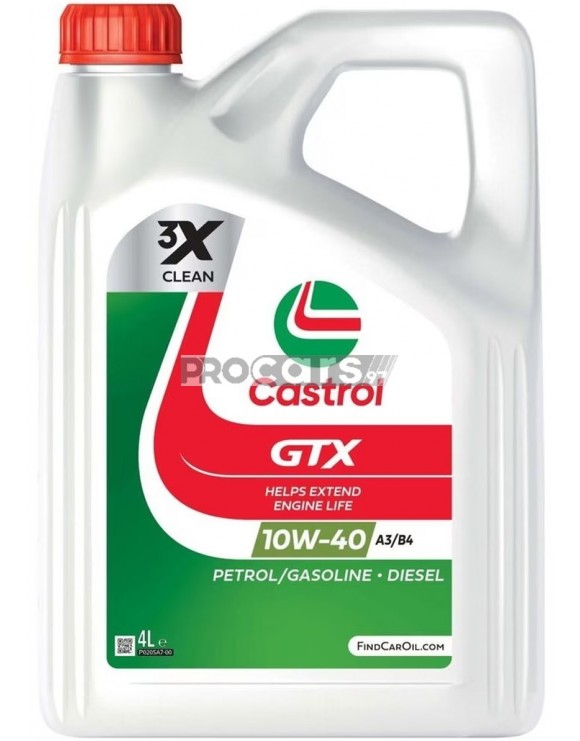Ulei motor Castrol GTX 10W40 A3/B4 4L