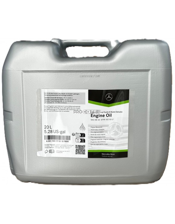 Ulei motor Mercedes Original MB 228.51 5W30 LT 20L