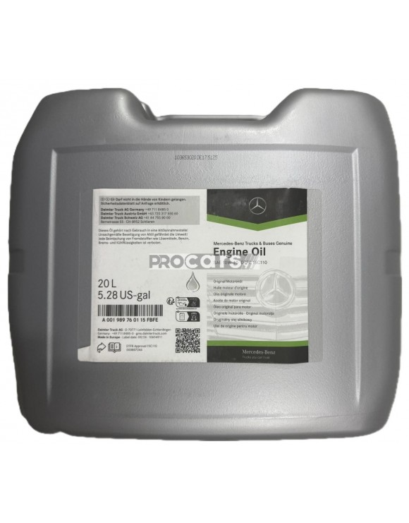 Ulei motor Mercedes Original MB 228.51 10W40 LE 20L