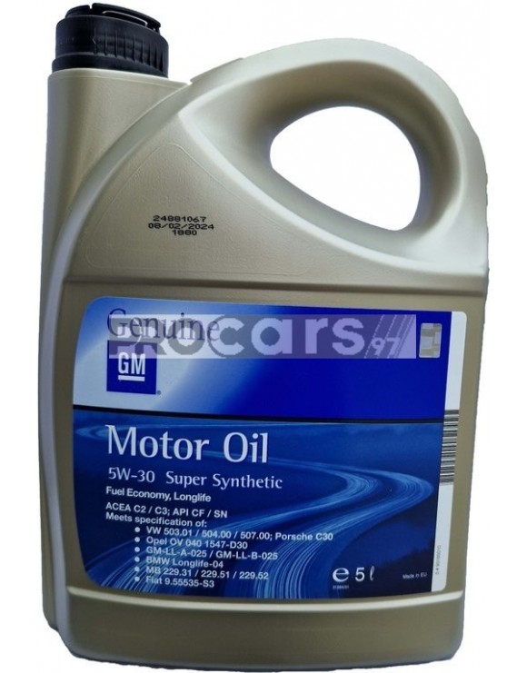 Ulei motor GM (OPEL)  Super Synthetic 5W30 5L