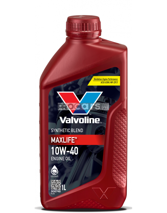Ulei motor Valvoline MaxLife 10W40 1L