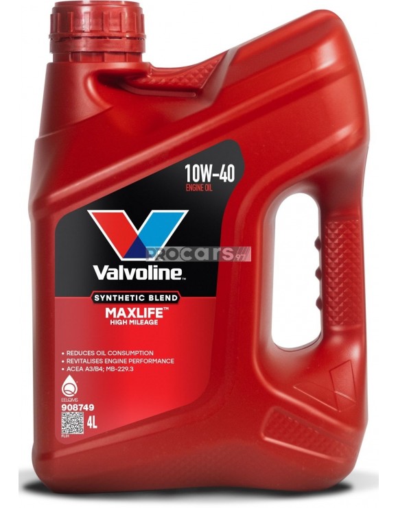 Ulei motor Valvoline MaxLife 10W40 4L