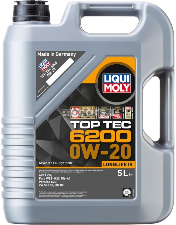 Ulei Motor Liqui Moly TOP TEC 6200 0W20 5L