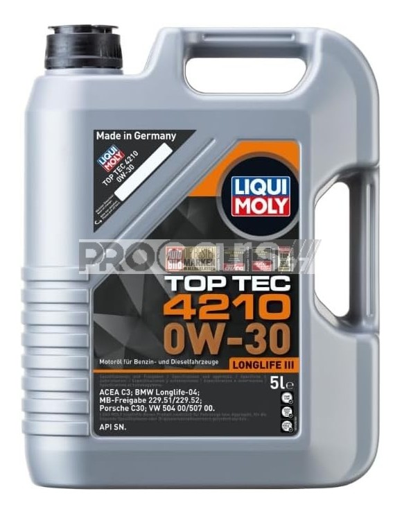 Ulei Motor Liqui Moly TOP TEC 4210 0W30 5L