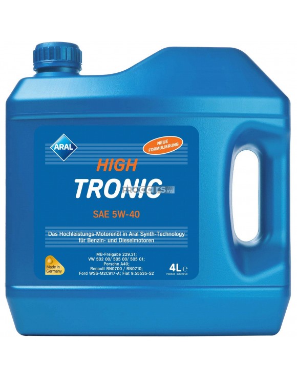 Ulei motor Aral High Tronic 5W40 4L
