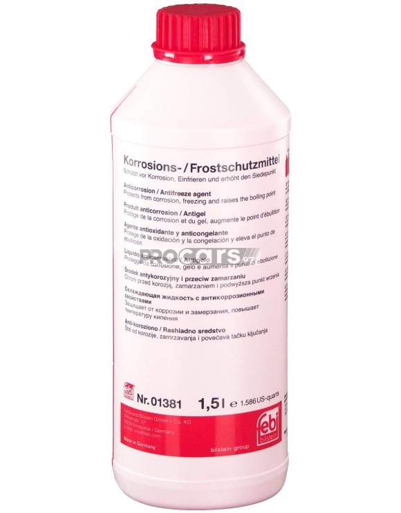 Antigel concentrat rosu G12 FEBI 1,5L